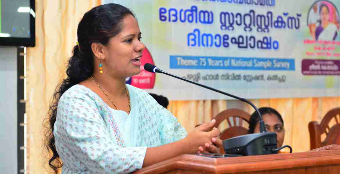 ദേശീയ സ്റ്റാറ്റിസ്റ്റിക്‌സ് ദിനാഘോഷം ജില്ലാ കളക്ടര്‍ ഡി.ആര്‍ മേഘശ്രീ ഉദ്ഘാടനം ചെയ്തു