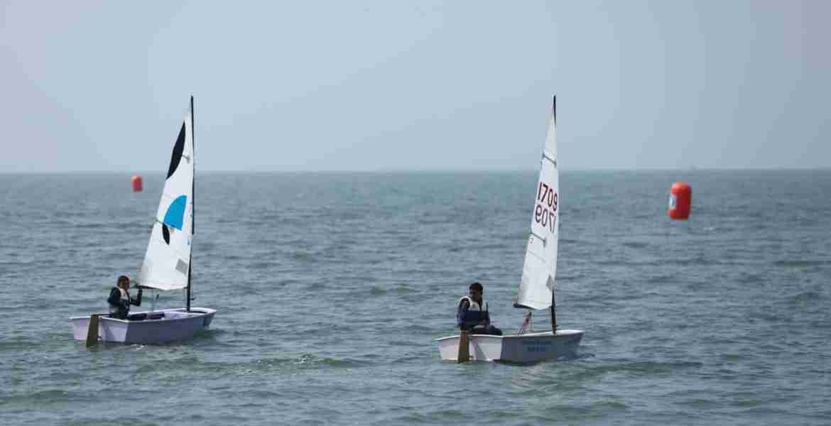 ബേപ്പൂര്‍ മറീന ബീച്ചില്‍ നടന്ന സെയിലിങ് പ്രാക്ടീസ്