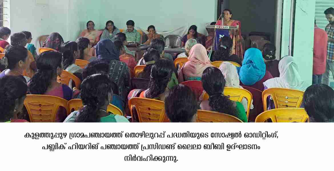 പബ്ലിക് ഹീയറിങ് സോഷ്യല്‍ ഓഡിറ്റിങ് സംഘടിപ്പിച്ചു