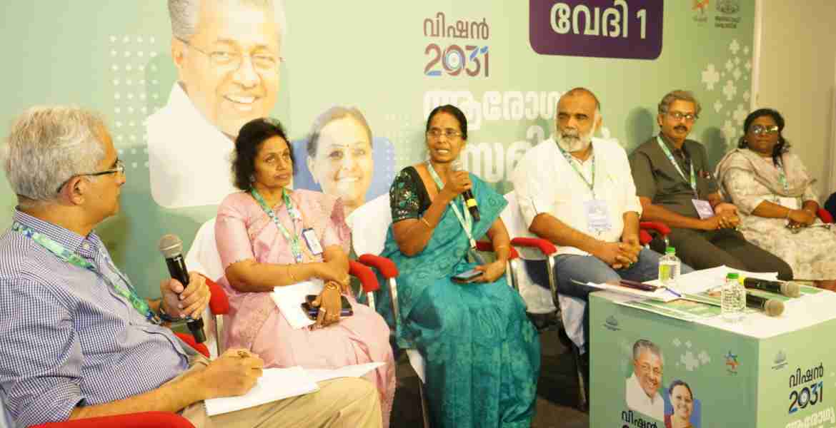 വിഷന്‍ 2031 ആരോഗ്യ സെമിനാറിന്റെ ഭാഗമായി  തിരുവല്ല ബിലിവേഴ്സ് കണ്‍വെന്‍ഷന്‍ സെന്ററില്‍ സംഘടിപ്പിച്ച പാനല്‍ ചര്‍ച്ച