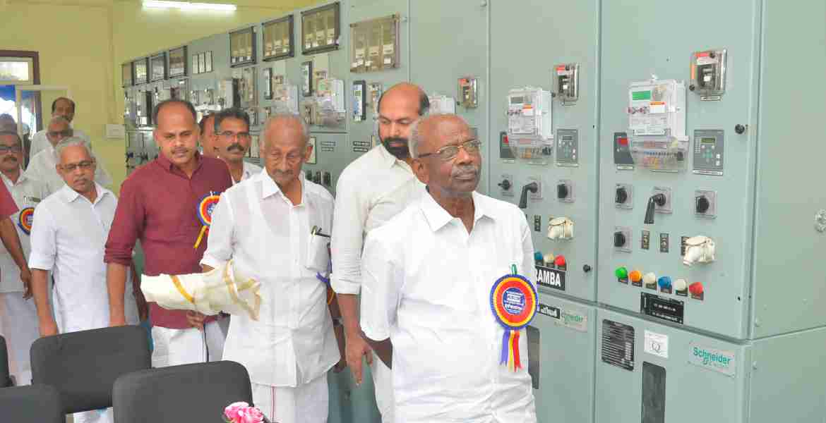ശ്രീകണ്ഠാപുരം 110 കെ.വി സബ്‌സ്റ്റേഷന്‍ ഉദ്ഘാടനം മന്ത്രി എം.എം മണി നിര്‍വഹിക്കുന്നു