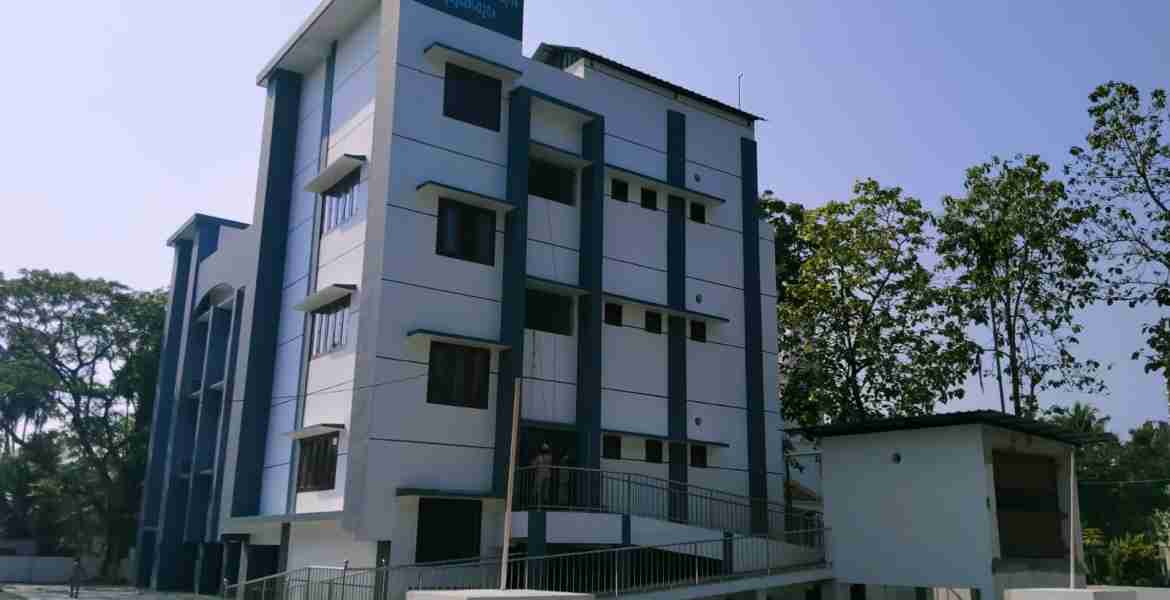 വടക്കേക്കര പഞ്ചായത്തിൽ ഉദ്ഘാടനത്തിന് ഒരുങ്ങുന്ന ദുരിതാശ്വാസ അഭയകേന്ദ്രം.