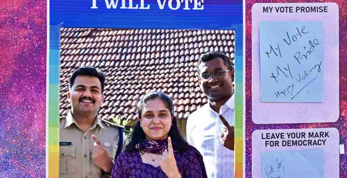 ജില്ലാ കളക്ടറും സിറ്റി പോലീസ് കമ്മീഷണറും വോട്ട് രേഖപ്പെടുത്തി 