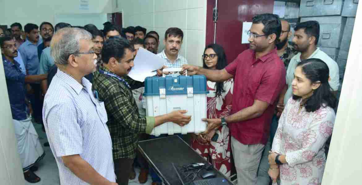 വിവിധ മണ്ഡലങ്ങൾക്കായുള്ള ഇലക്ട്രോണിക് വോട്ടിങ് യന്ത്രങ്ങൾ തരം തിരിച്ചു 