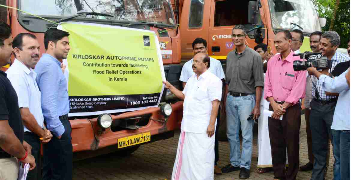 ഉയർന്ന ശേഷിയുള്ള പമ്പുകൾ എത്തി; ആദ്യം  എ.സി റോഡിൽ ഉപയോഗിക്കുമെന്ന് മന്ത്രി സുധാകരൻ