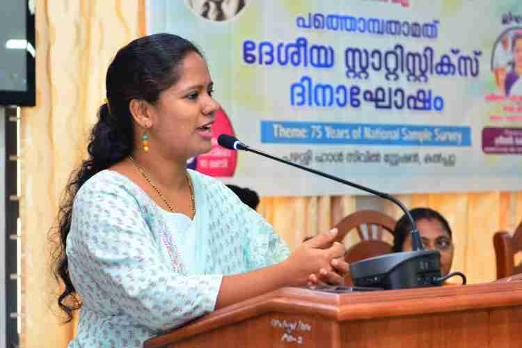 ദേശീയ സ്റ്റാറ്റിസ്റ്റിക്‌സ് ദിനാഘോഷം ജില്ലാ കളക്ടര്‍ ഡി.ആര്‍ മേഘശ്രീ ഉദ്ഘാടനം ചെയ്തു